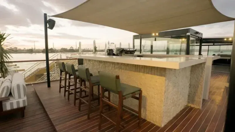Oro Dahabiya Nile Cruise reception area