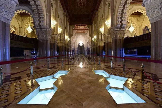 Experience Morocco’s beauty at the Hassan II Mosque