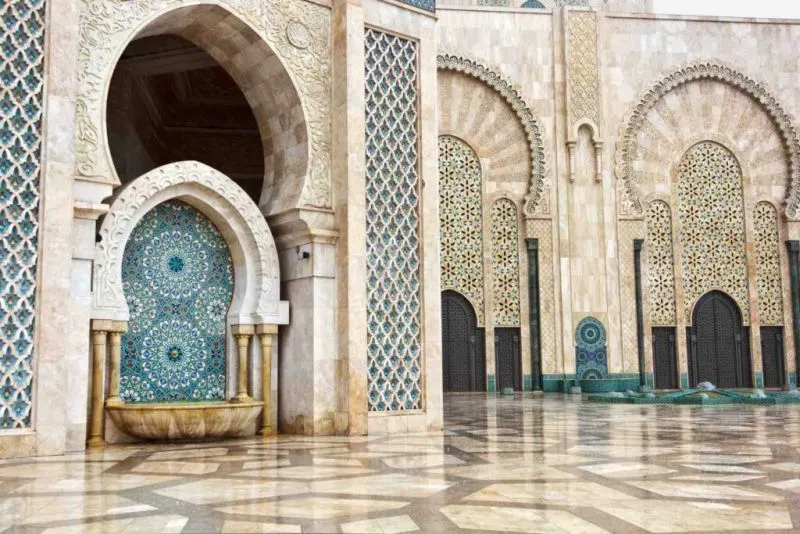Explore Morocco’s cultural treasures, starting with the iconic Hassan II Mosque