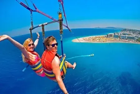 Parasailing experience in Sharm El Sheikh Egypt