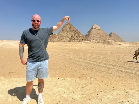 Fly from Dahab to Cairo for an unforgettable day tour
