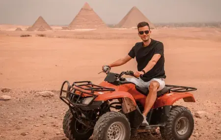 Desert Safari by Quad Bike Around Pyramids