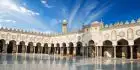 Al-Azhar Mosque in Islamic Cairo, Egypt’s oldest university and religious center