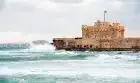 Casablanca cityscape and coastal view in Morocco