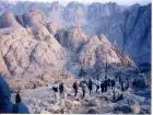 Climb Mount Mousa at sunrise to witness breathtaking views during your Egypt and Jordan tours.