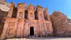 Petra’s Treasury in Jordan on the 19-day Middle East Tour Package.
