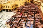 Fes Tannery is a top stop on Morocco tours