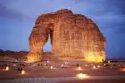 Discover the iconic Elephant Rock in AlUla on your 15-day Saudi Arabia and Egypt Tours with Nile Cruise.