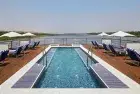 Swimming pool aboard luxury cruise