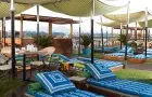 Relax on the sun deck of MS Farah Nile Cruise – enjoy panoramic Nile views and a refreshing poolside atmosphere.