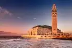 Hassan II Mosque in Casablanca featured in the 19-day Jordan, Egypt, and Morocco Tour.