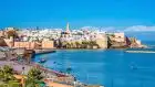 Rabat city views featuring historic architecture and coastal scenery