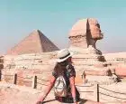 The Great Sphinx of Giza featured in the 7-day Cairo Dubai and Abu Dhabi Trip