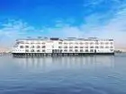 Luxurious lounge on MS Movenpick Royal Lily Nile cruise– elegant interiors and relaxed atmosphere