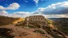 Kerak Castle, a historic Crusader fortress in Jordan with impressive medieval architecture.