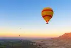 Experience a hot air balloon ride on Luxor day trip