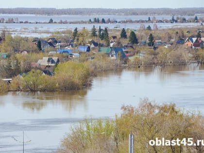 В Кургане Тобол остаётся на прежнем уровне