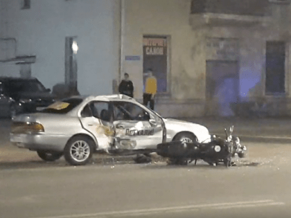 В Кургане в аварии пострадал водитель мотоцикла «Хонда»