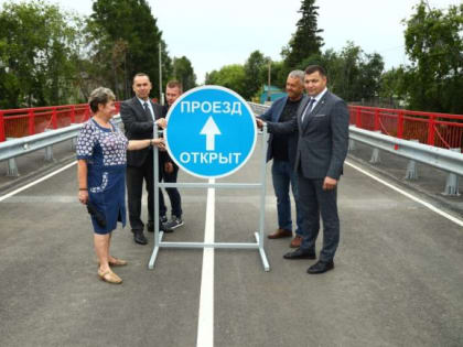 В Кургане завершен ремонт моста в микрорайоне Тополя