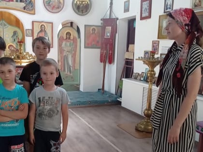 В макушинском храме летом продолжает работать воскресная школа
