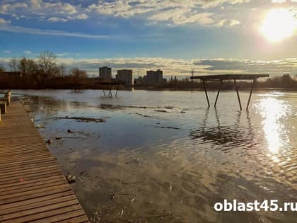 В Кургане Тобол «похудел» на три сантиметра