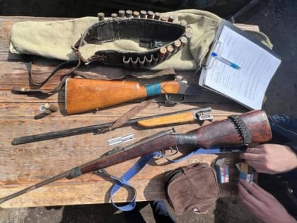 Незаконно хранящиеся оружие и патроны были изъяты у жителя Шадринского округа