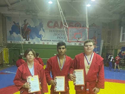 Куртамышские самбисты в тройке призёров