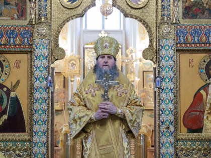 Митрополит Даниил в праздник Торжества Православия совершил Литургию в кафедральном соборе города Кургана
