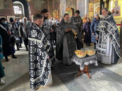 В храмах Курганской епархии освятили коливо