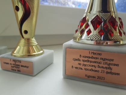 Кий не дрогнул: команды крупных заводов Кургана сыграли в русский бильярд