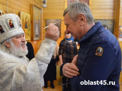 Сергей Муратов в Рождество Христово побывал в храме села Чимеево