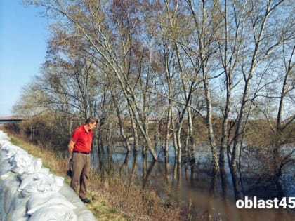 Уровень воды в курганском Тоболе снизился до 812 см