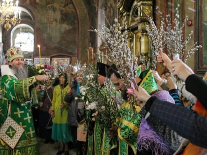 Митрополит Даниил освятит вербы в Александро-Невском соборе города Кургана