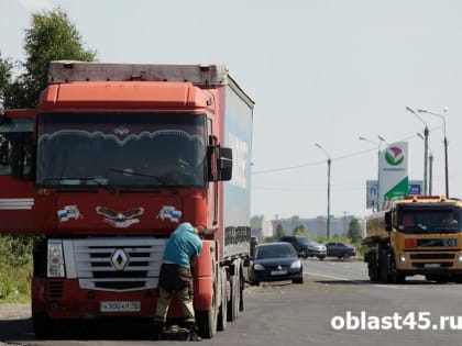 В Курганской области на трассе перевернулся грузовик из Казахстана