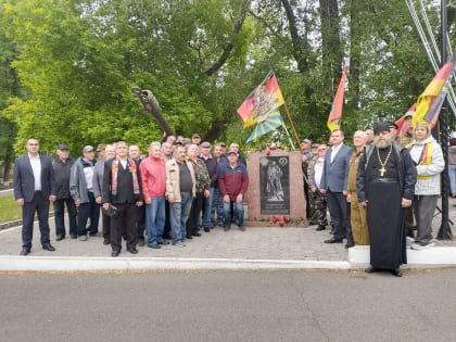 Насельник Далматовской обители иеромонах Иосиф (Бровкин) принял участие в торжественном мероприятии в г. Далматово, посвященном дню образования Группы советских войск в Германии