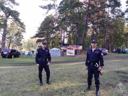 В Зауралье росгвардейцы обеспечили правопорядок во время проведения межрегионального фестиваля авторской песни