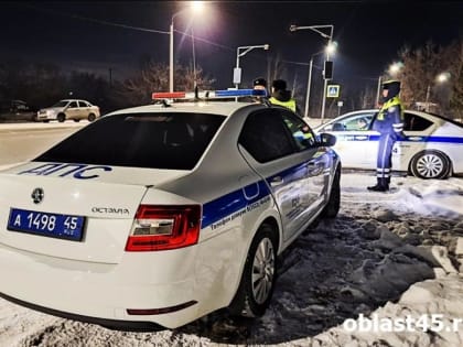 На курганской трассе водитель врезался в служебный автомобиль и погиб