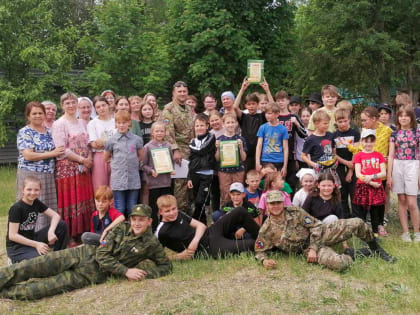 В Кургане воспитанники трёх воскресных школ состязались в игре «Зарница»
