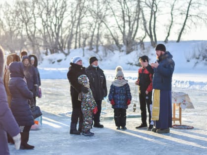 В Глядянском празднуют Крещение Господне