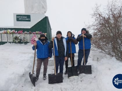 Снежный десант студенческих отрядов Курганской области