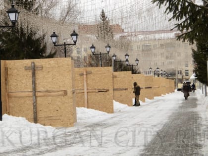 Галерея снежных скульптур появится в Городском саду Кургана