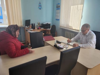 Депутат областной Думы Олег Попов провел прием граждан