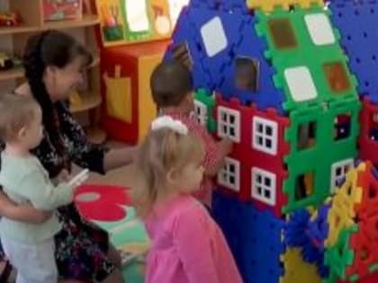 Малыши из Щучья посещают новый детский сад-ясли