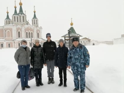 Подростки, состоящие на учете в УИИ УФСИН России по Курганской области, посетили Далматовский монастырь