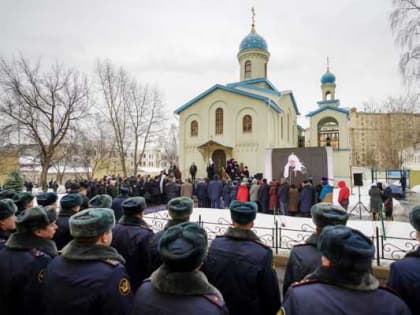 Председатель ветеранской организации УФСИН России по Курганской области Виктор Злодеев принял участие в открытии храма на территории СИЗО-1 в Москве
