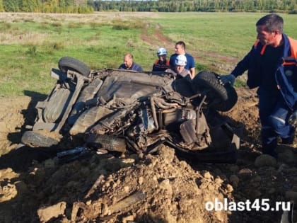 На трассе Курганской области в пьяной аварии погибла пожилая пара