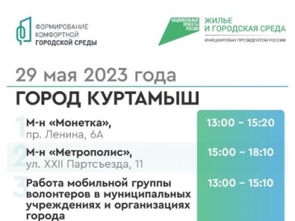 До окончания голосования за объекты благоустройства остаётся 3 дня!