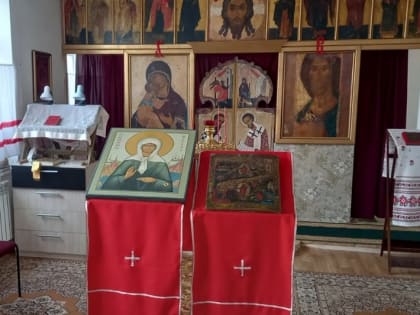 В курганском храме появилась икона с частицей мощей Матроны Московской