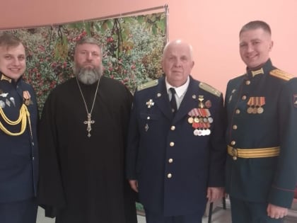 В Кургане руководитель епархиального военного отдела принял участие в юбилейных торжествах областного военкомата