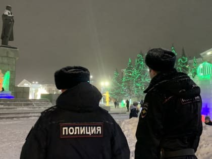 Зауральские полицейские обеспечили общественный порядок в новогоднюю ночь